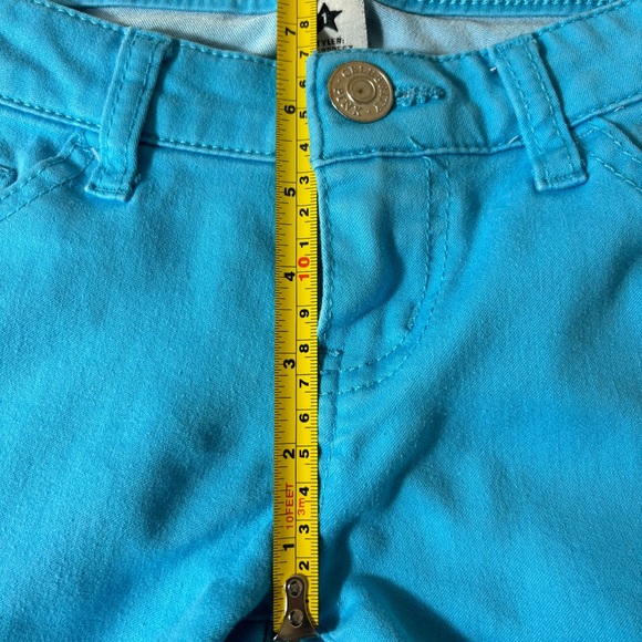 Celebrity Pink Jeans Low Rise Skinny Stretchy Comfort Pants Teal Size 1 Juniors - Picture 12 of 13
